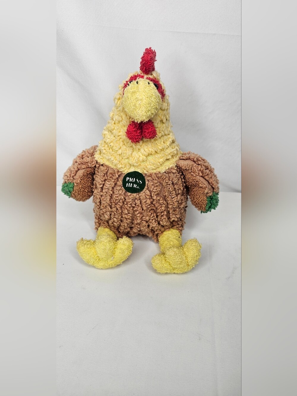 Old MacDonald’s Vintage Talking Farmyard Friends Randy Rooster Plush 9" Works